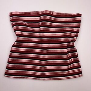No Boundaries Women's Y2K Striped Tube Top One Size